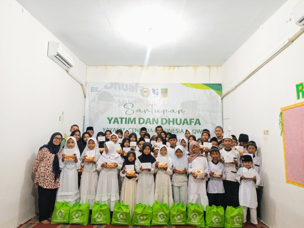 santuna bulana yacinta bersama anak yatim, dhuafa, dan lansia