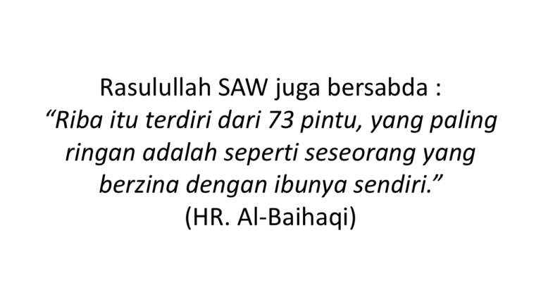hasits tentang pengelolah keuangan