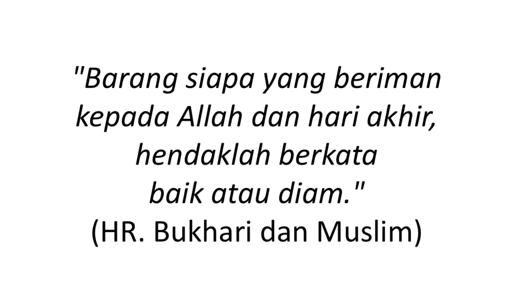 menjaga lisan