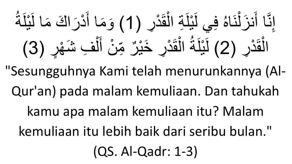 AL QODR 1-3