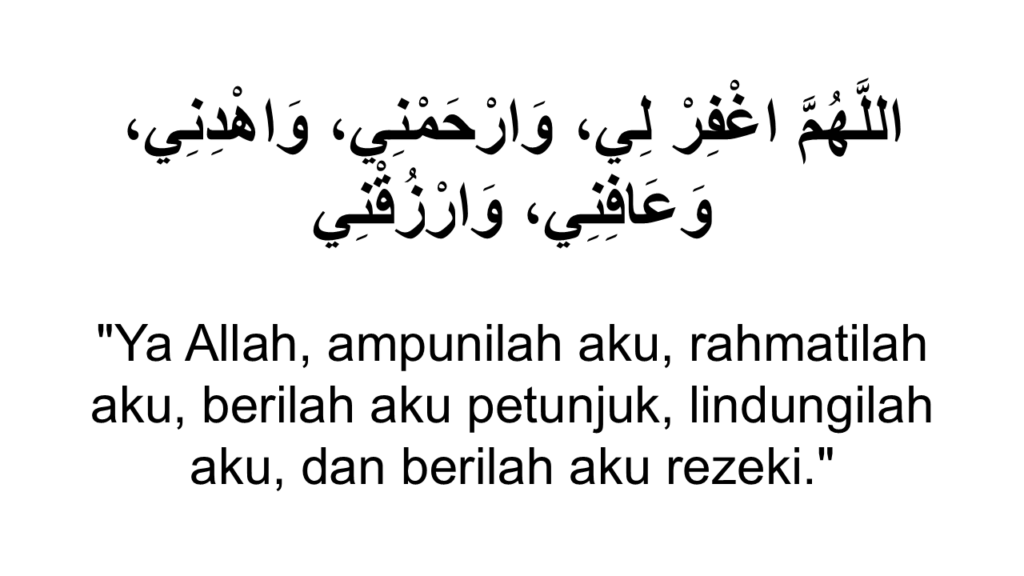 Doa Memohon Ampunan