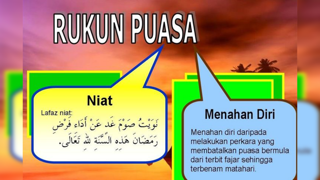 syarat dan rukun puasa