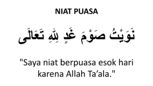 niat puasa