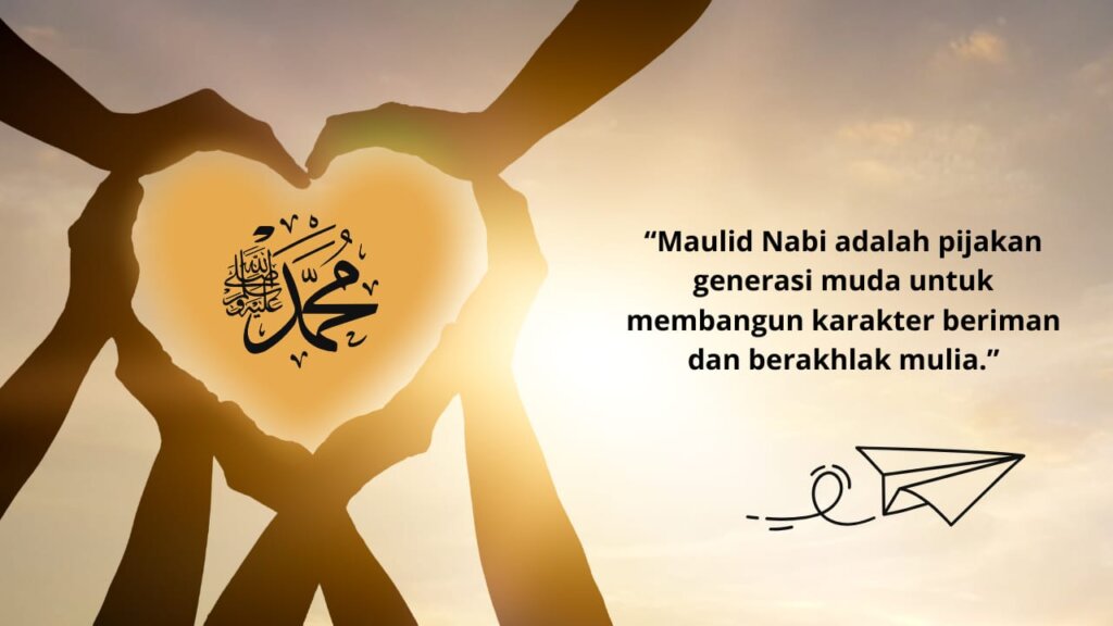 generasi muda muslim di maulid nabi