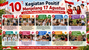 10 Kegiatan Kepedulian Sosial Generasi Muda Sambut HUT RI
