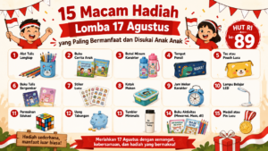 15 Hadiah Lomba 17 Agustus Bermanfaat yang Disukai Anak