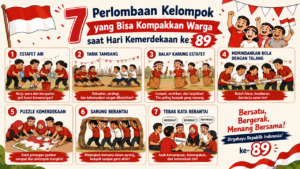 7 Lomba Kelompok yang Kompakkan Warga di HUT RI ke 89