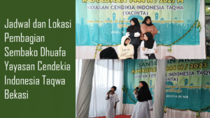 Jadwal dan Lokasi Pembagian Sembako Dhuafa YACINTA Bekasi